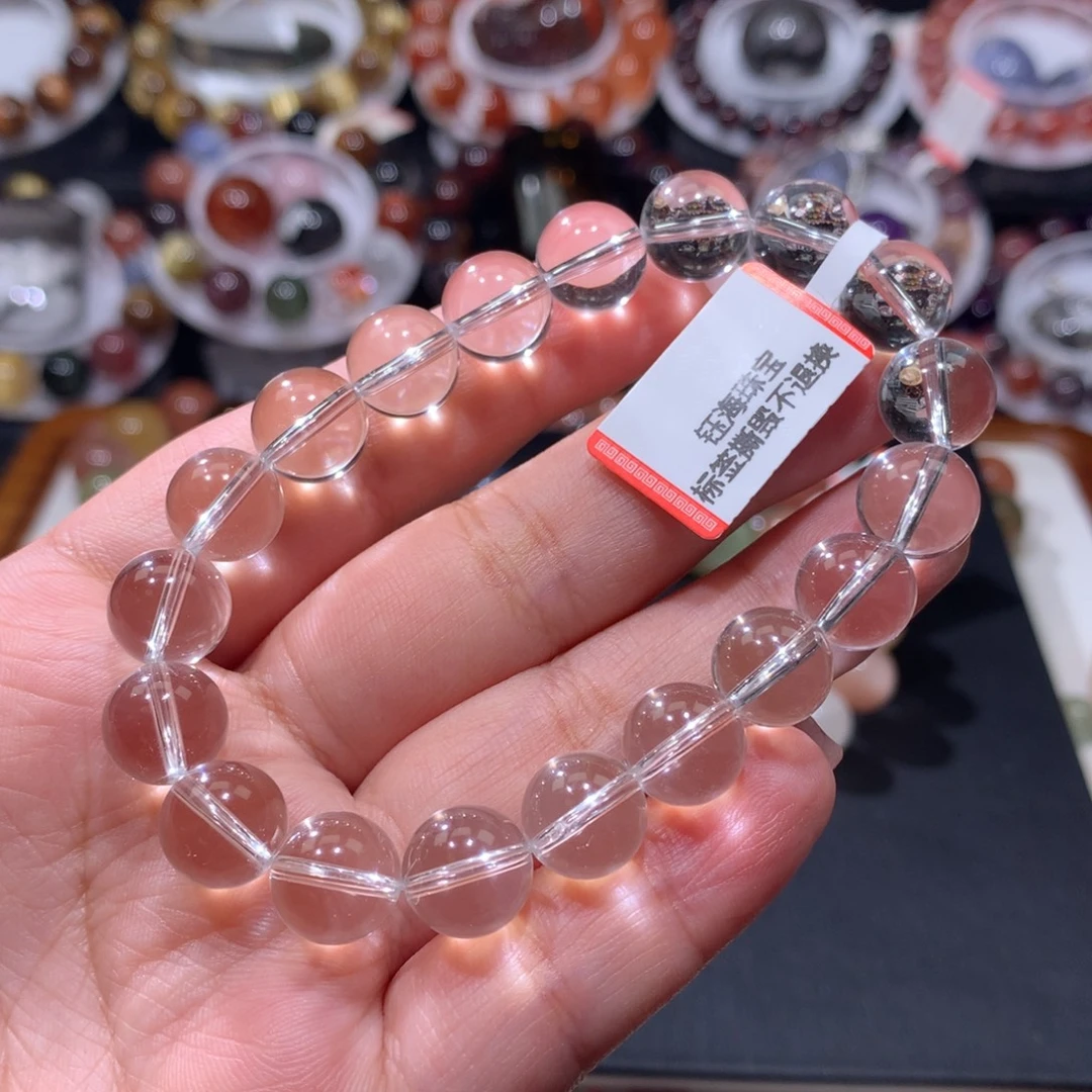 如***～未镶嵌手链水晶白水晶手链