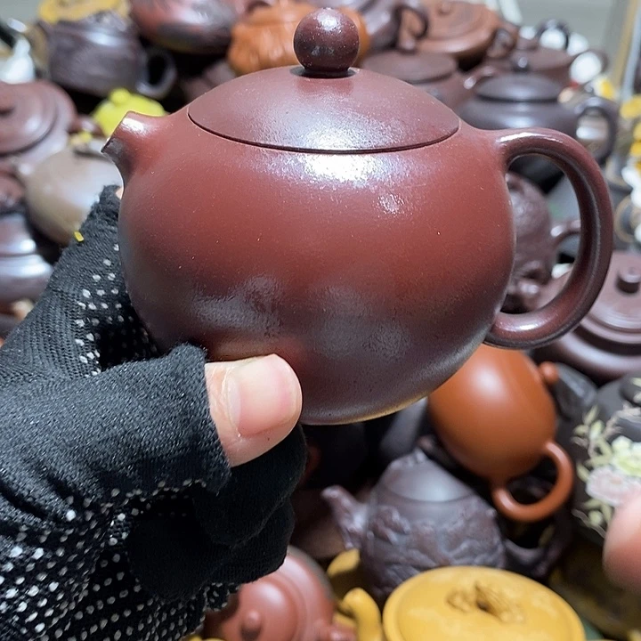 紫砂茶壶色差微瑕