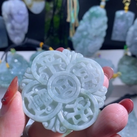 【闪购商品】颈饰未镶嵌翡翠仿古