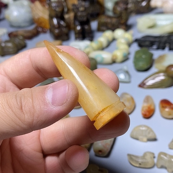 和田玉未镶嵌颈饰24