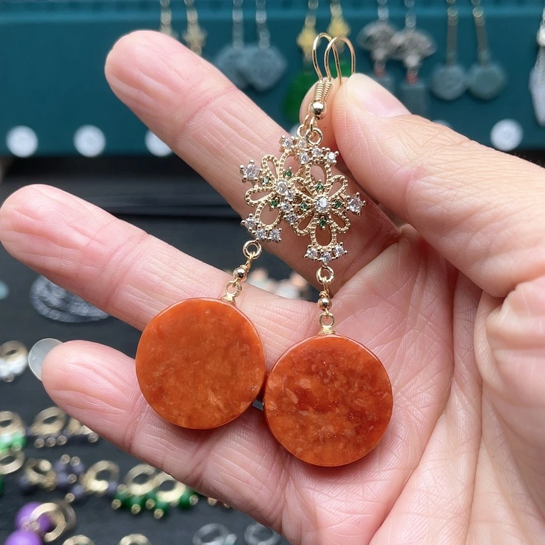 未镶嵌翡翠耳饰弄*儿11111