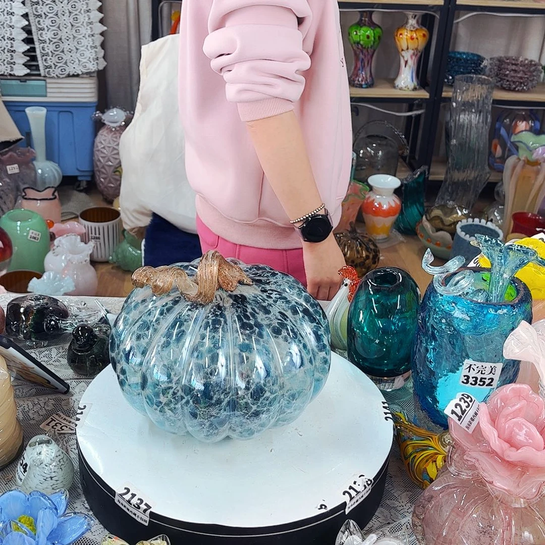 大南瓜 家悦琉璃工艺品不完美