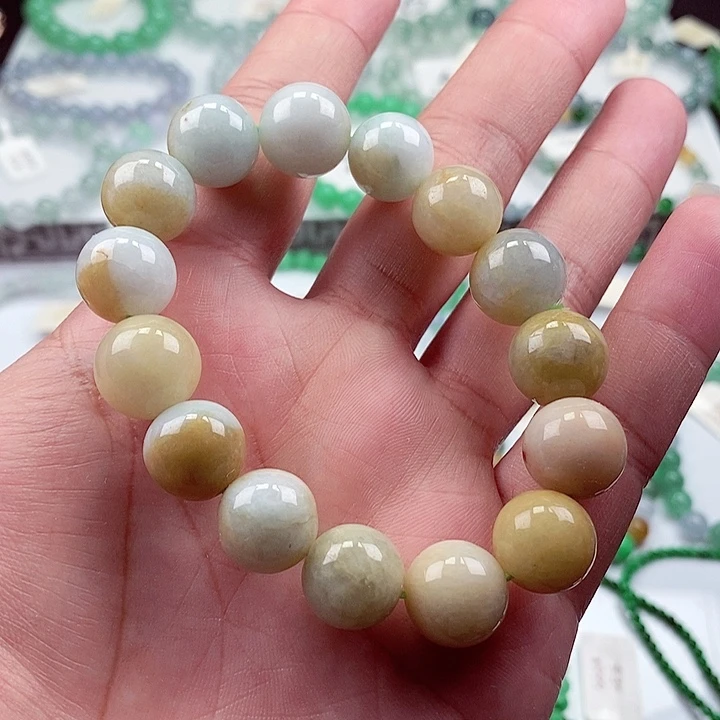 翡翠手链未镶嵌卡13,3