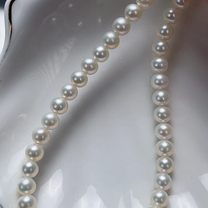 淡水珍珠颈饰银S925镶嵌梅****?