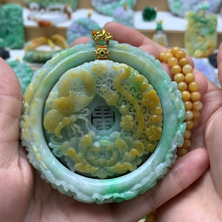 颈饰未镶嵌翡翠翡翠