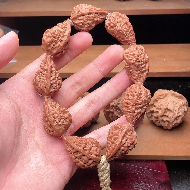 吊坠文玩核桃21毕业头货麒麟角