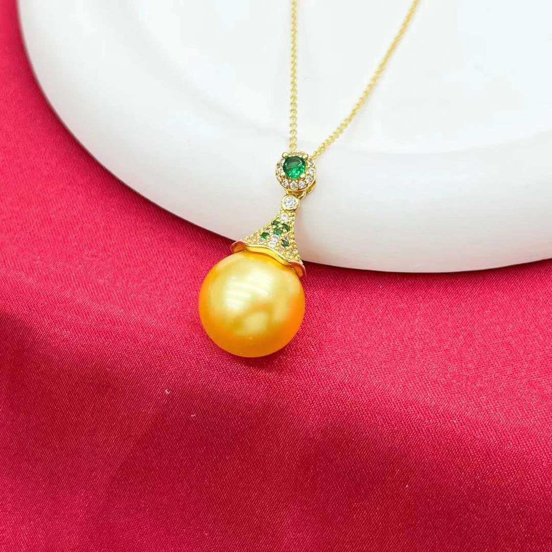 【安总专属】海贝金珠轻奢女王金字塔吊坠V55（赠包装）