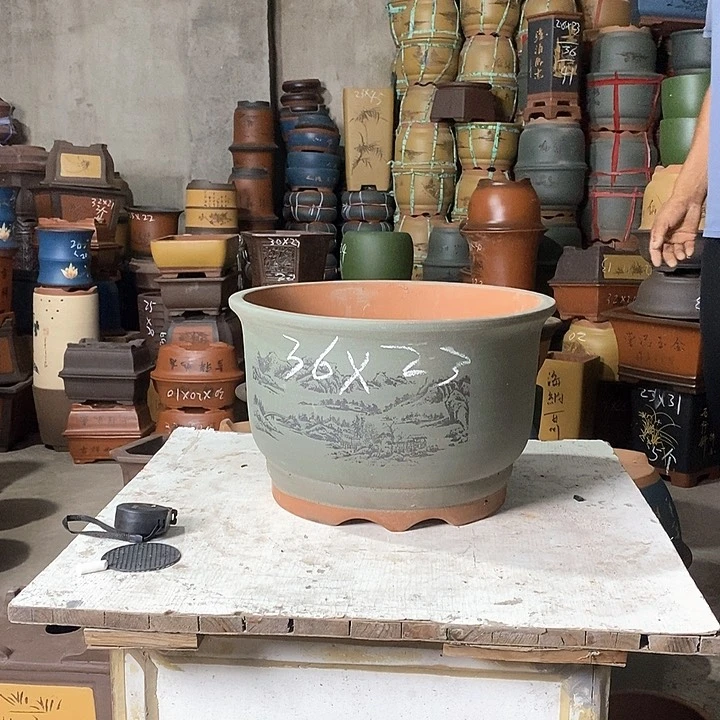 紫砂花盆紫砂寡人