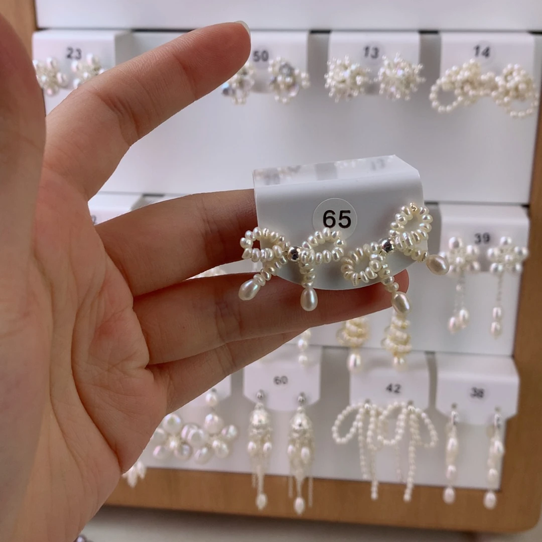 未镶嵌耳饰淡水珍珠