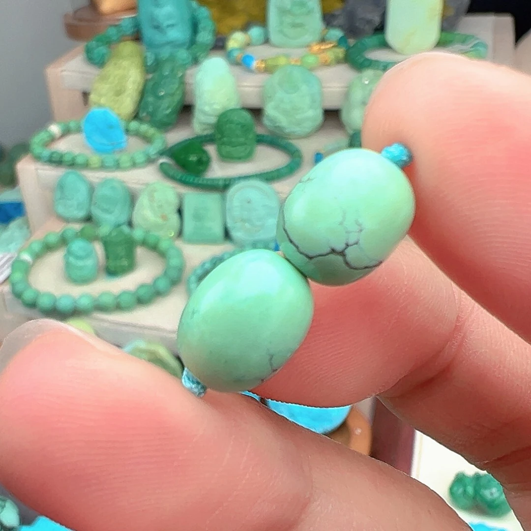 绿松石未镶嵌主播万珍