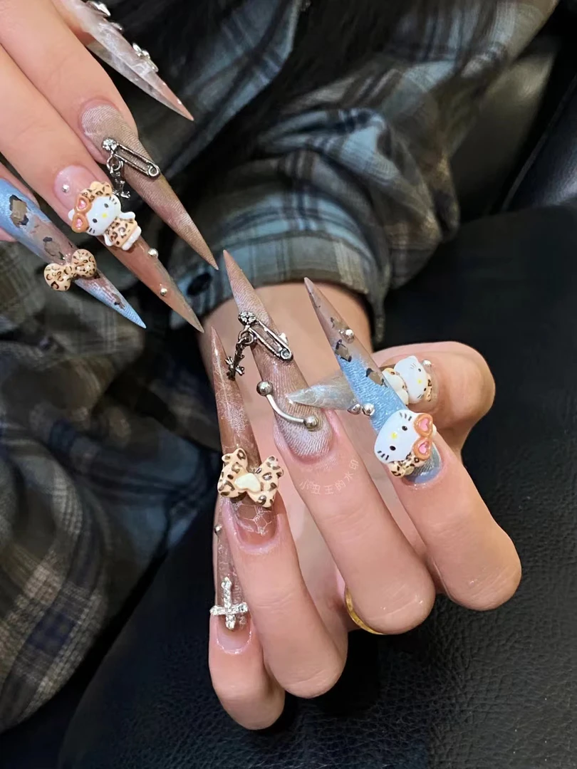 （拍下备注编码）直播间看款下单辣妹纯手工穿戴甲