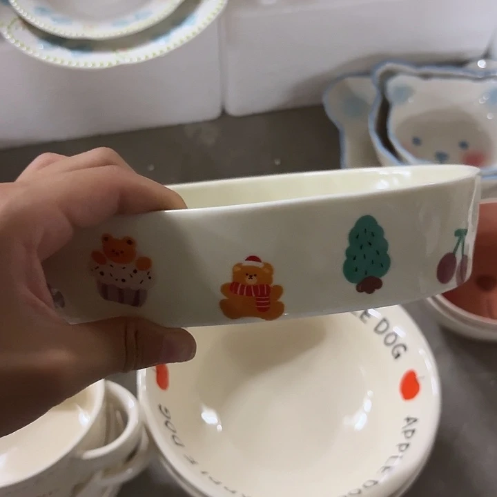 搪瓷微瑕8寸鱼盘一个