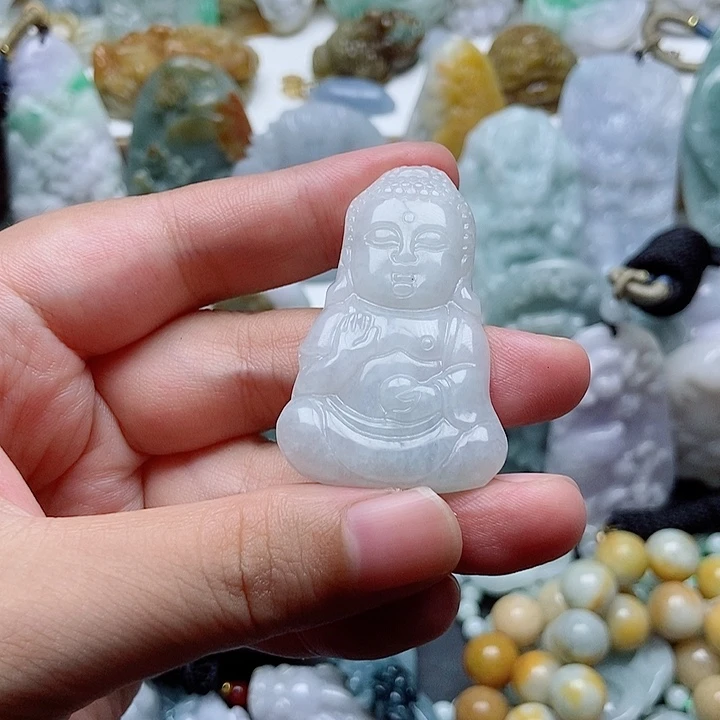 翡翠未镶嵌吊坠(不含链)1