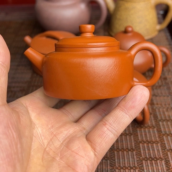 茶壶紫砂赵庄朱泥、全手工