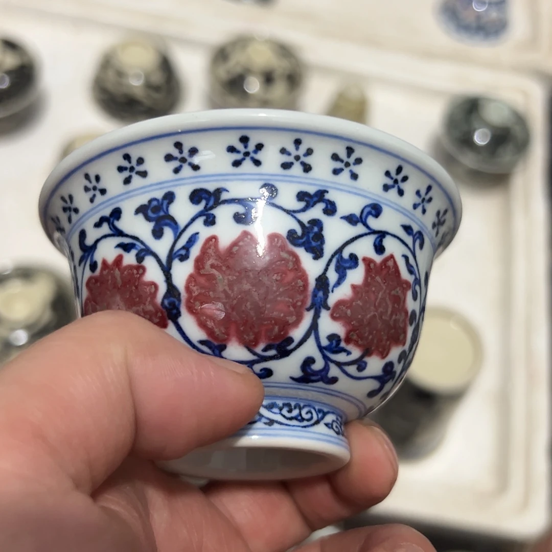 缪***上摆件景德镇手工手绘茶具
