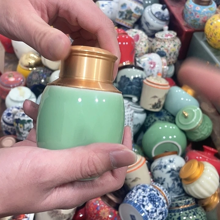 其他茶叶罐陶瓷茶叶罐头大容量