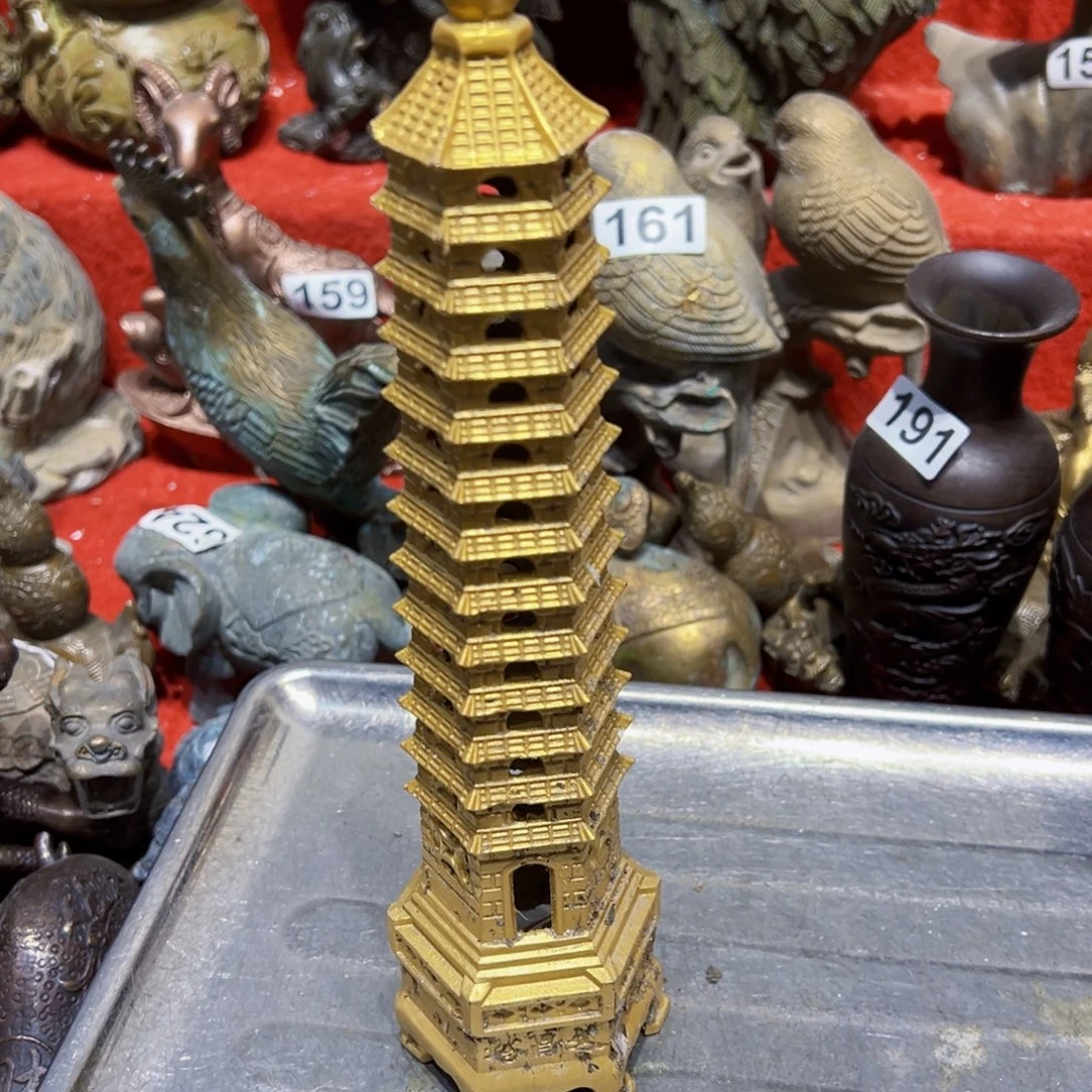 星***子黄铜摆件，文房摆件