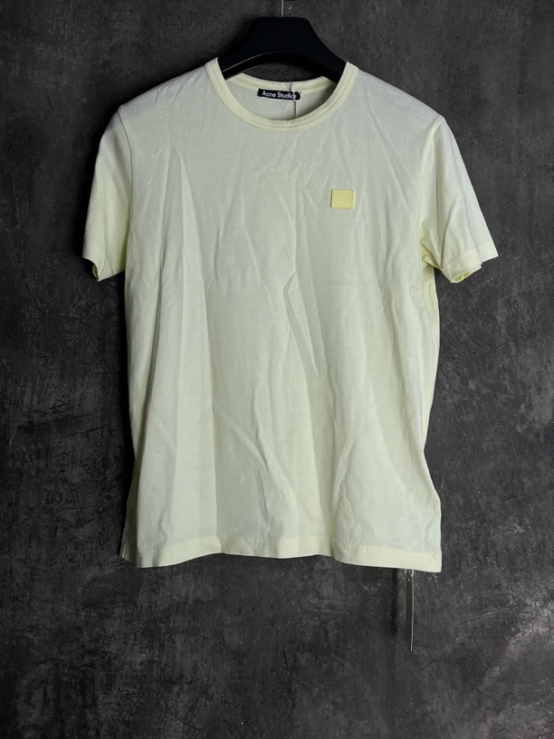 全新未使用 Acne studio S码*1/刺绣笑脸短袖/03752