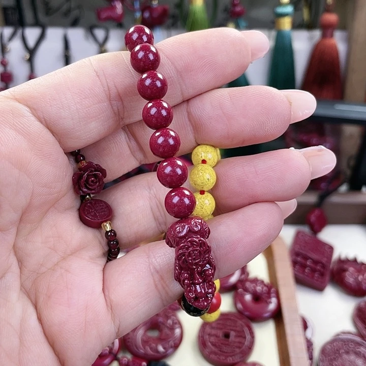 查罗石朱砂未镶嵌