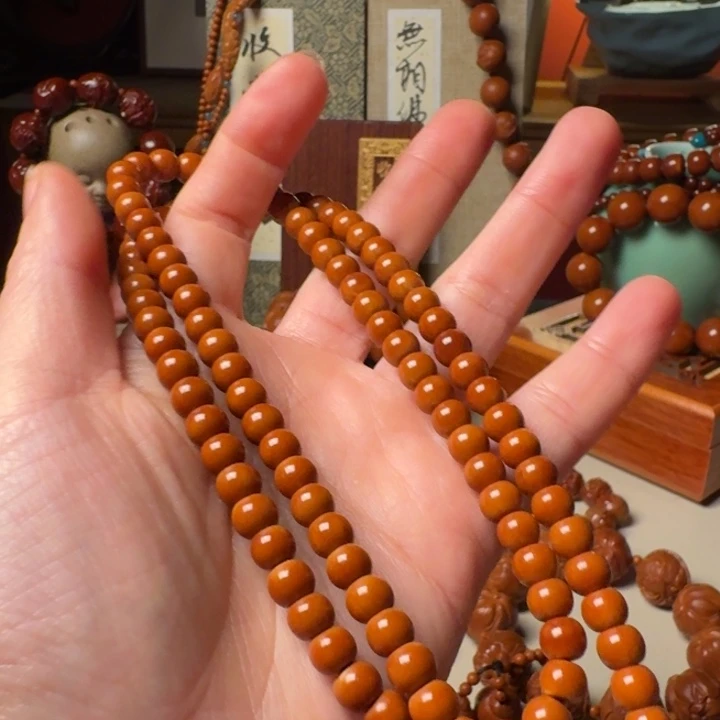 嗷***狠橄榄核手串/手链核尖