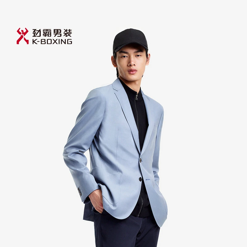 K-boxing/劲霸男装秋季男士高档时尚商务正装单西服上装┃HXFE1906