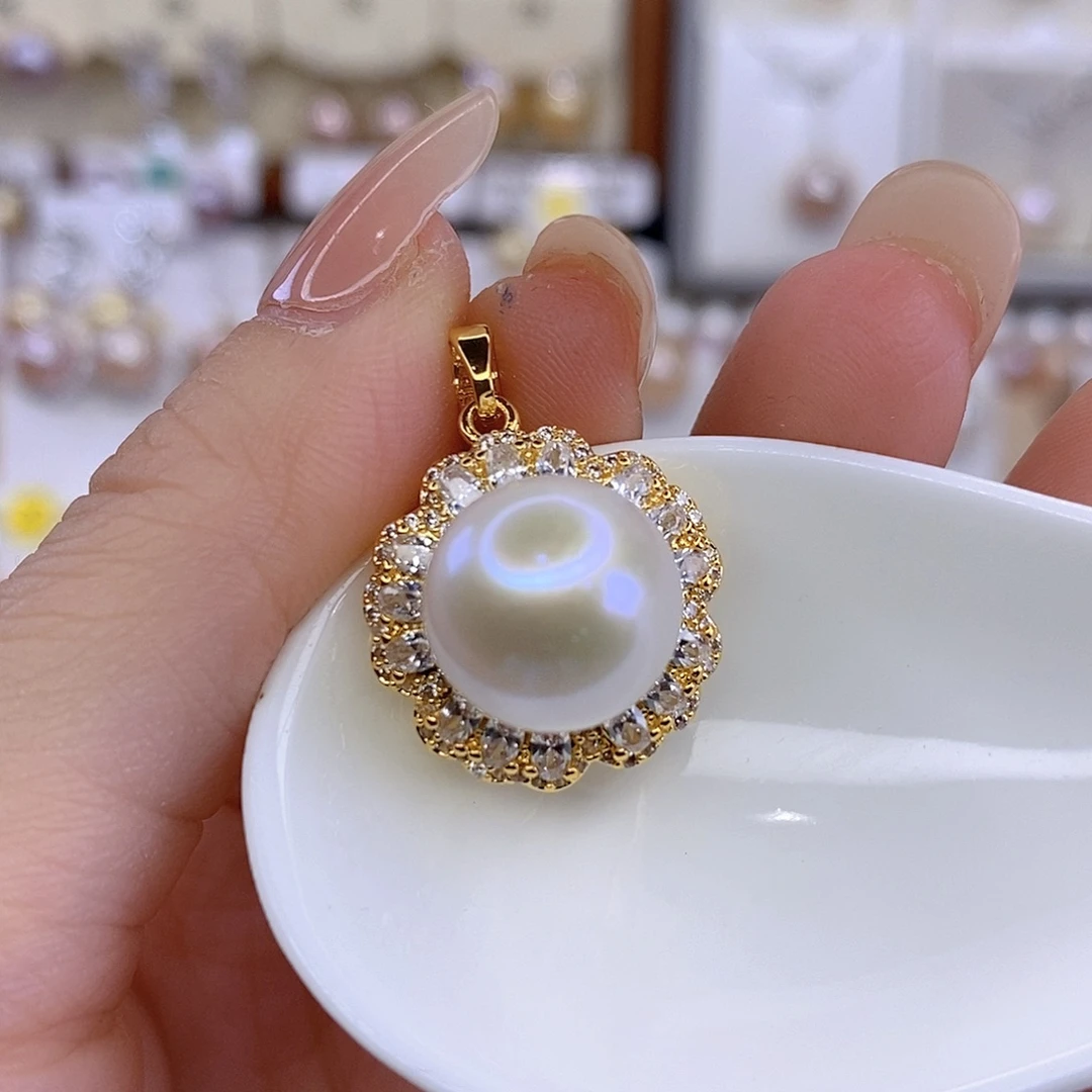 淡水珍珠合金颈饰
