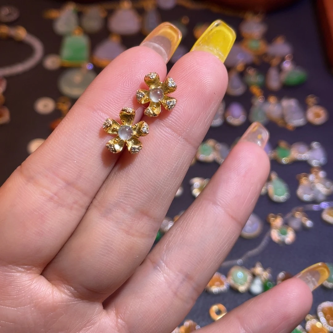 翡翠银S925镶嵌颈饰