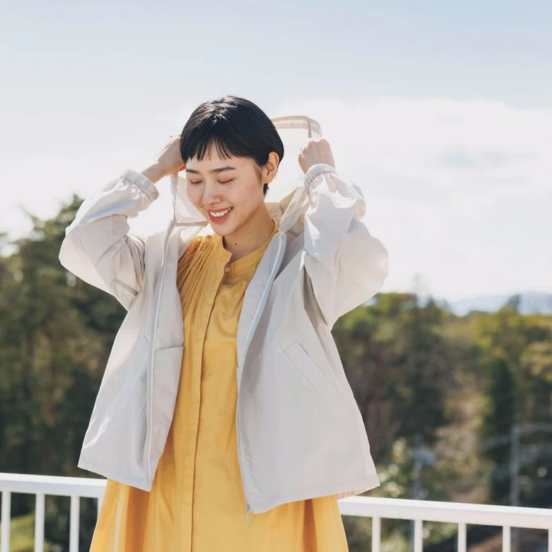 【MonTendre】日系品牌 夏季新款 H 户外薄款防晒百搭宽松连帽外套