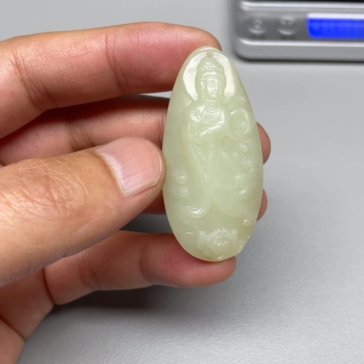 和田玉吊坠(不含链)未镶嵌@***风