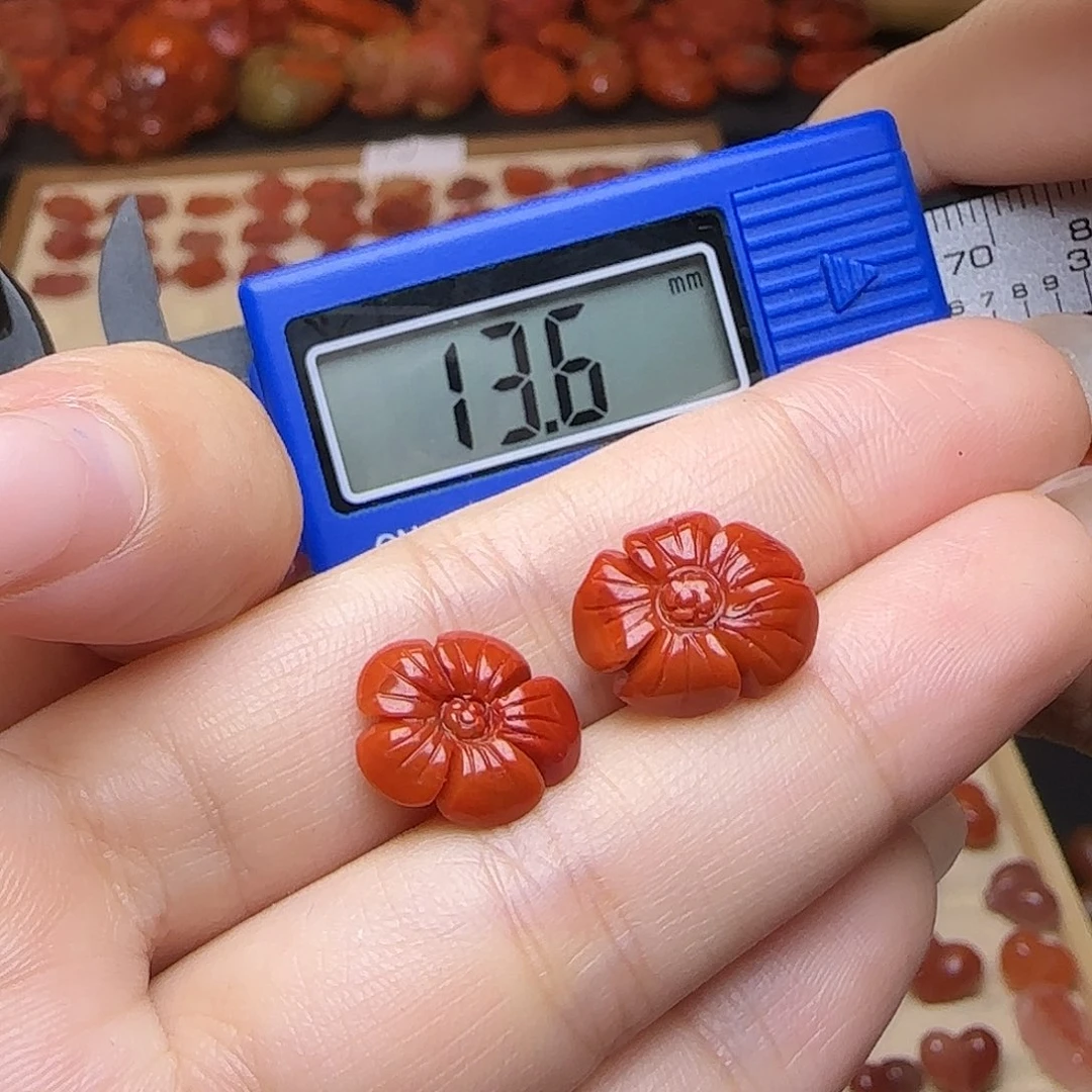 南红玛瑙未镶嵌吊坠(不含链)