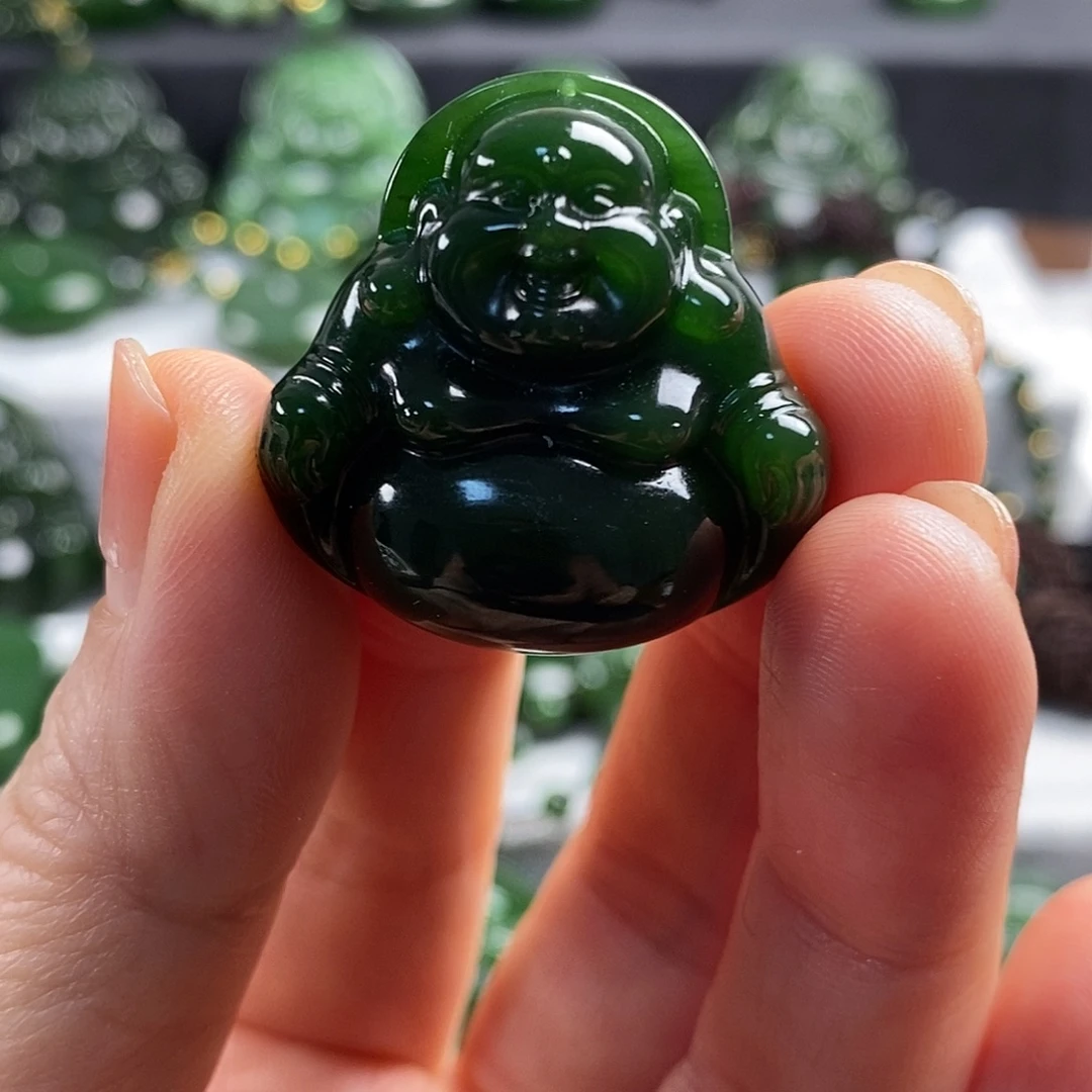 和田玉（碧玉）未镶嵌颈饰30