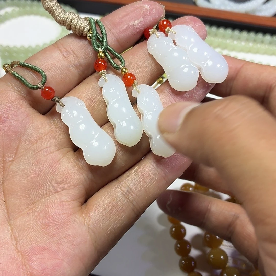 和田玉未镶嵌颈饰多样性发货拍一发一