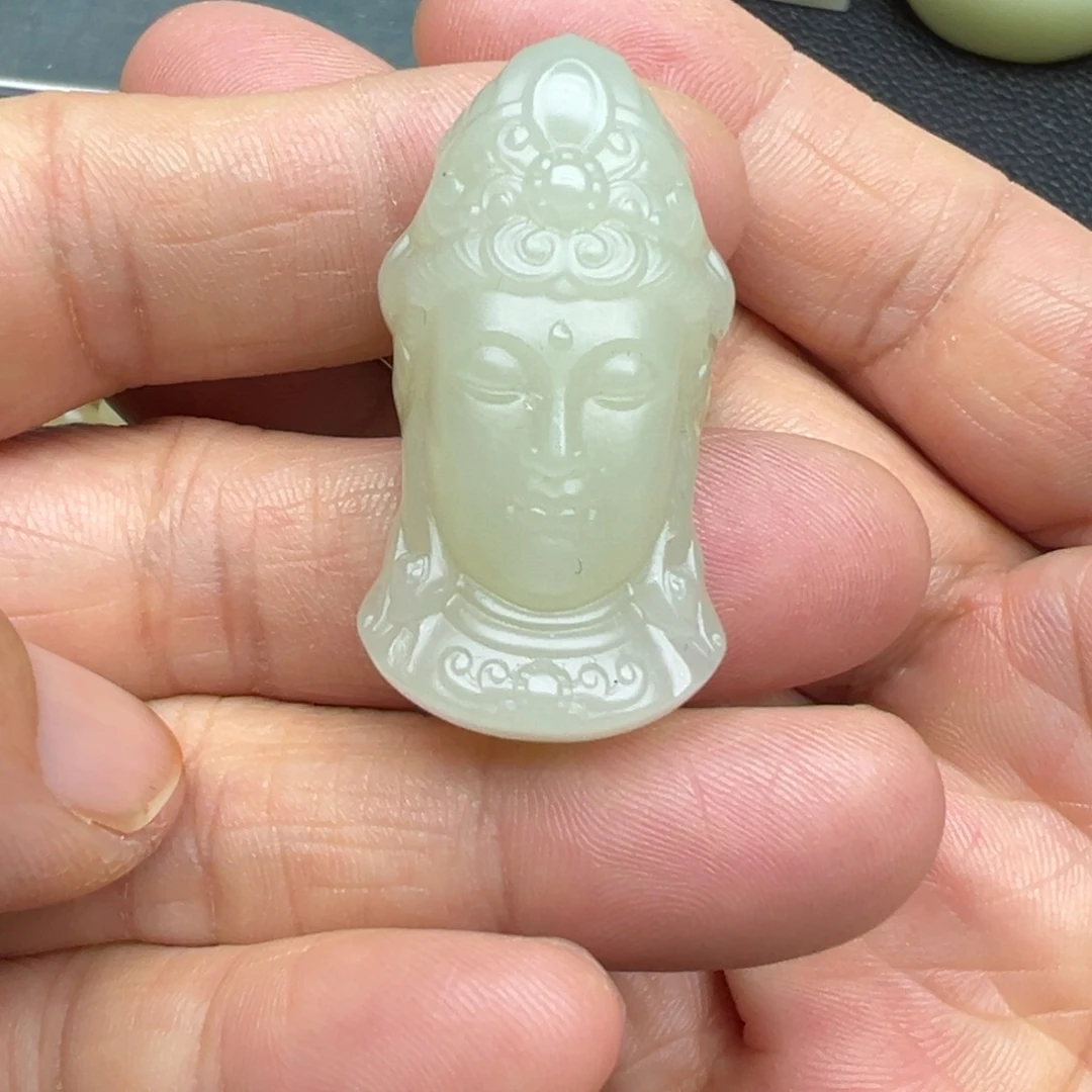 和田玉（糖玉）未镶嵌吊坠(不含链)
