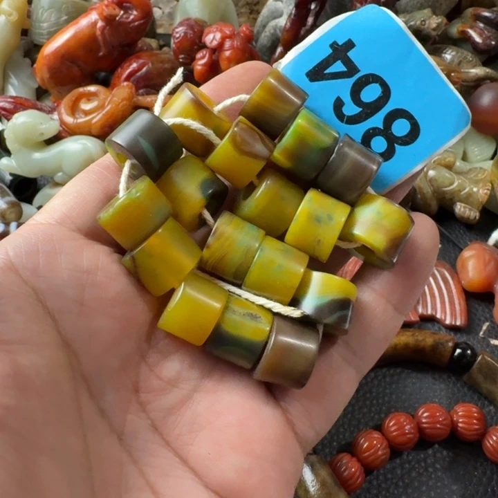 玛瑙/玉髓颈饰合金