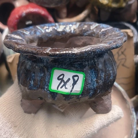 红陶粗陶花盆手工