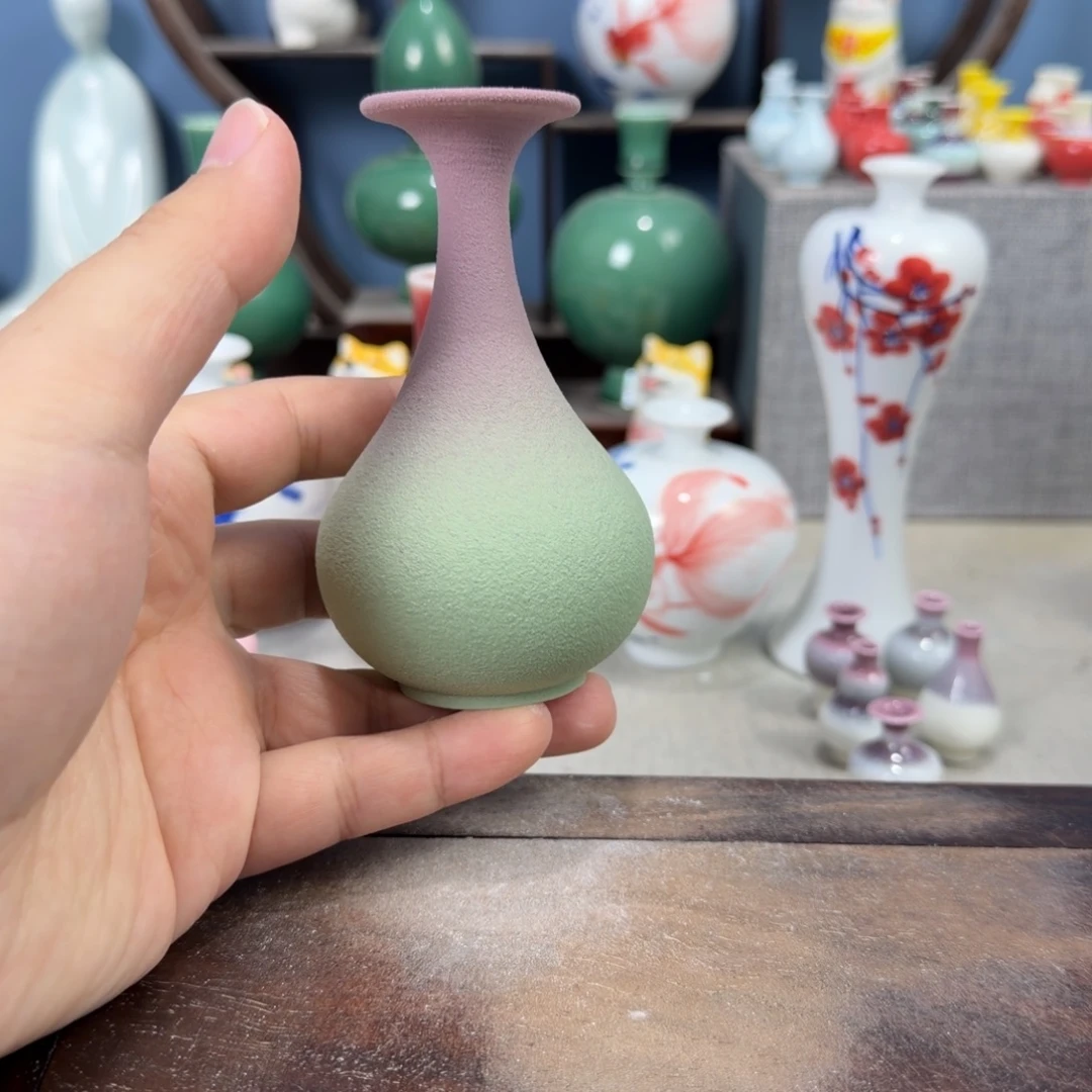 陶瓷手工小花器摆件