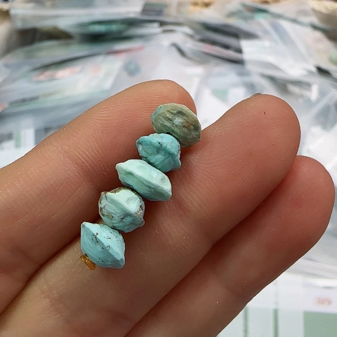 绿松石珠宝半成品未镶嵌