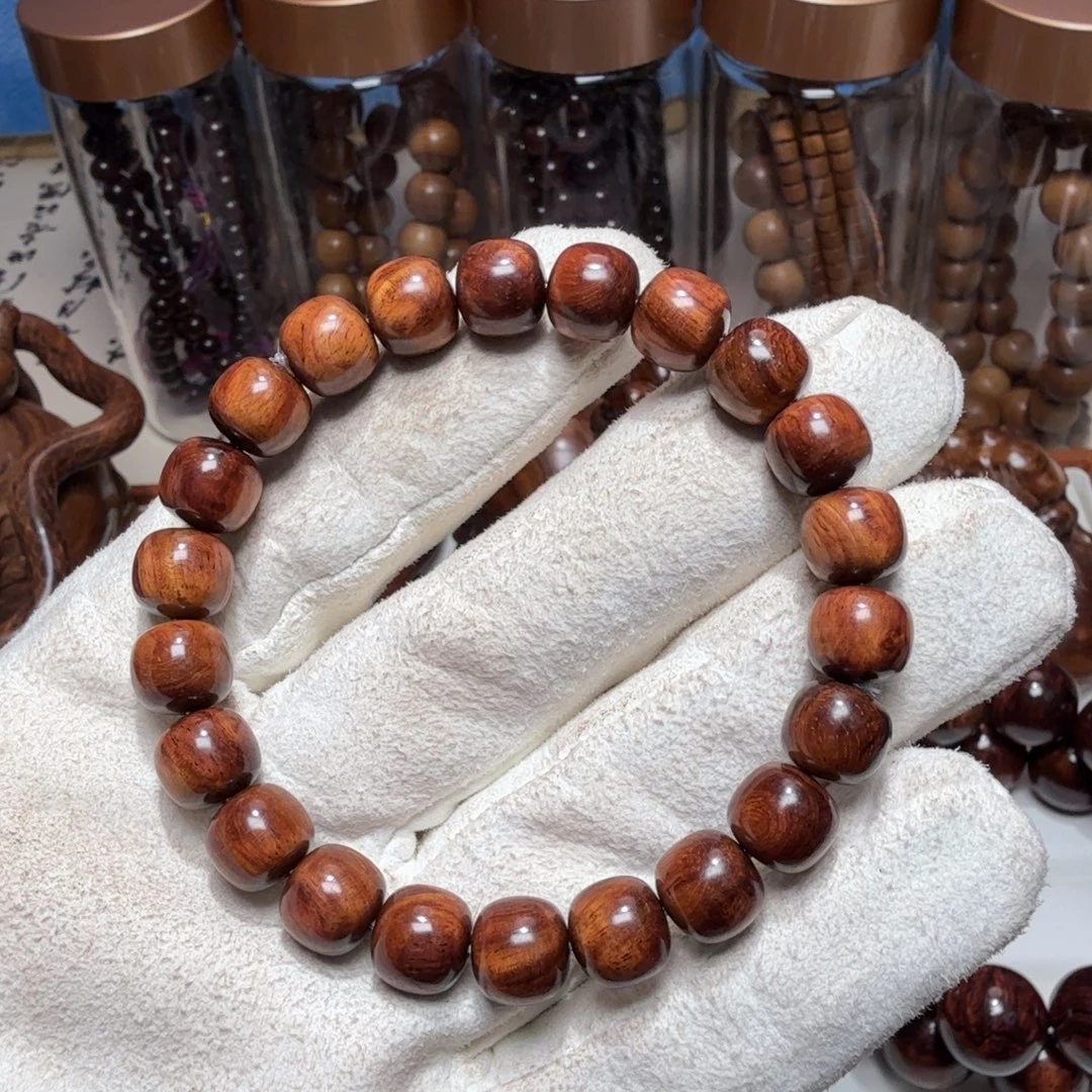 手串/手链黄花梨/降香黄檀海南黄花梨精工9.4✖️10黄褐色老油梨