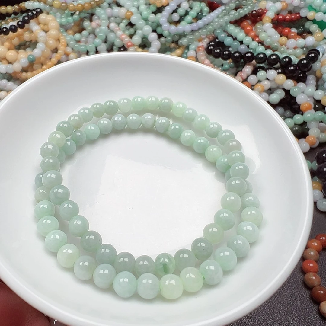 翡翠手链未镶嵌小****市货主老华