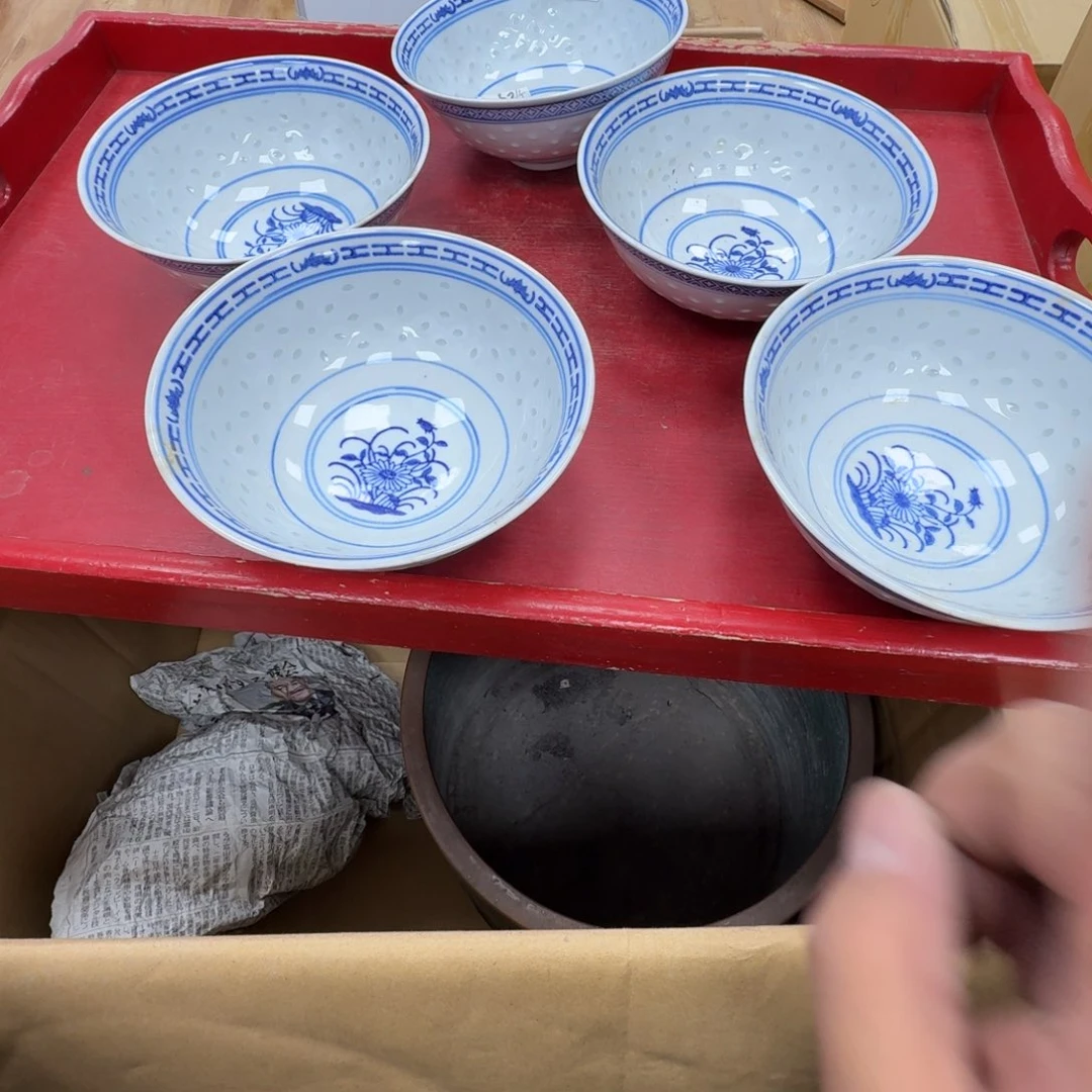 瓷片飞**子工艺品摆件瓷器摆件正能量