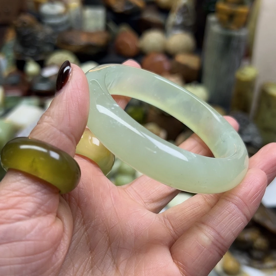 岫玉未镶嵌颈饰岫玉58