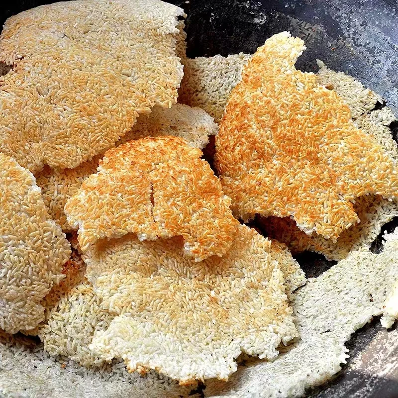 【青青专属】农家手工柴火灶锅巴老式米香大别山特产原味小吃500克