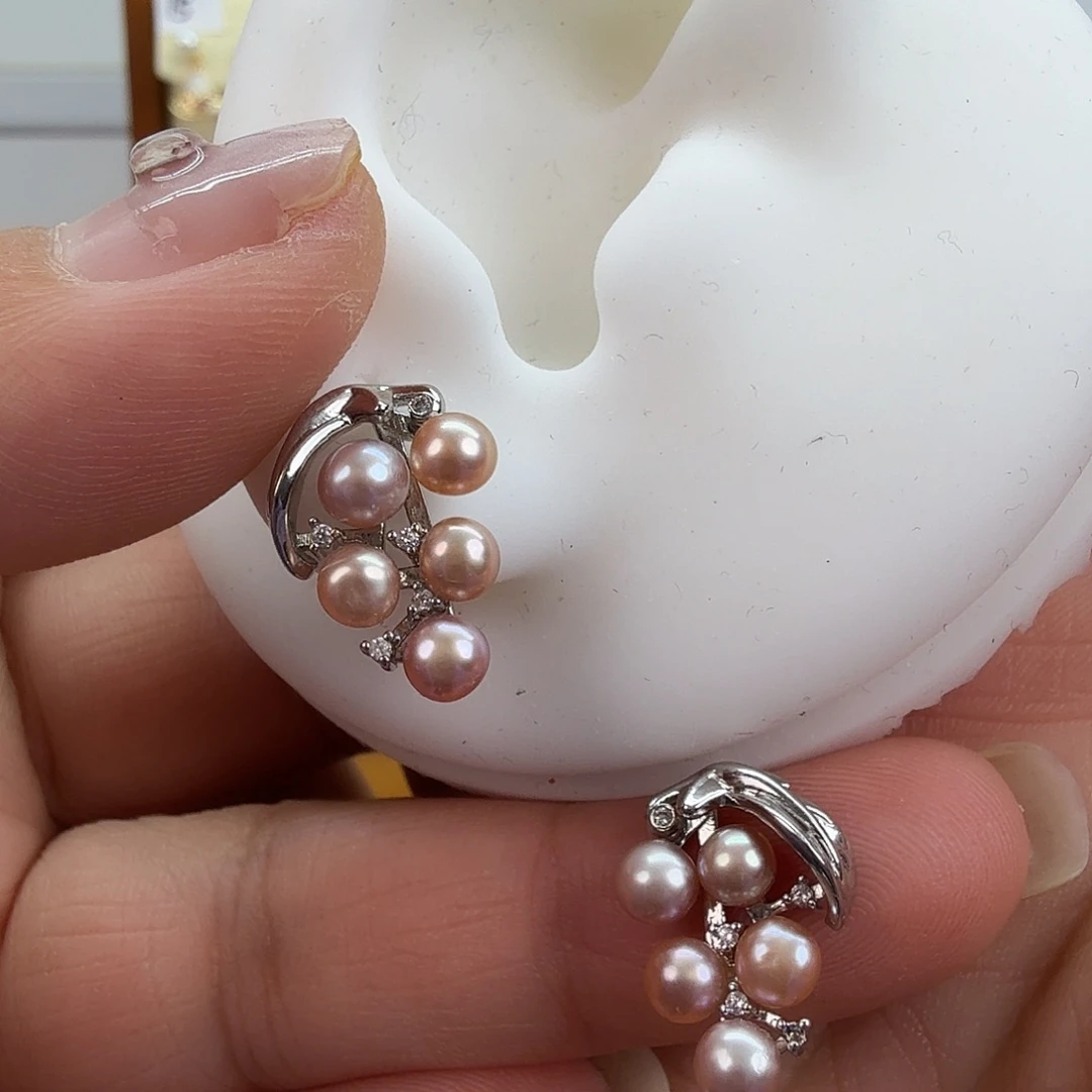 耳饰未镶嵌淡水珍珠