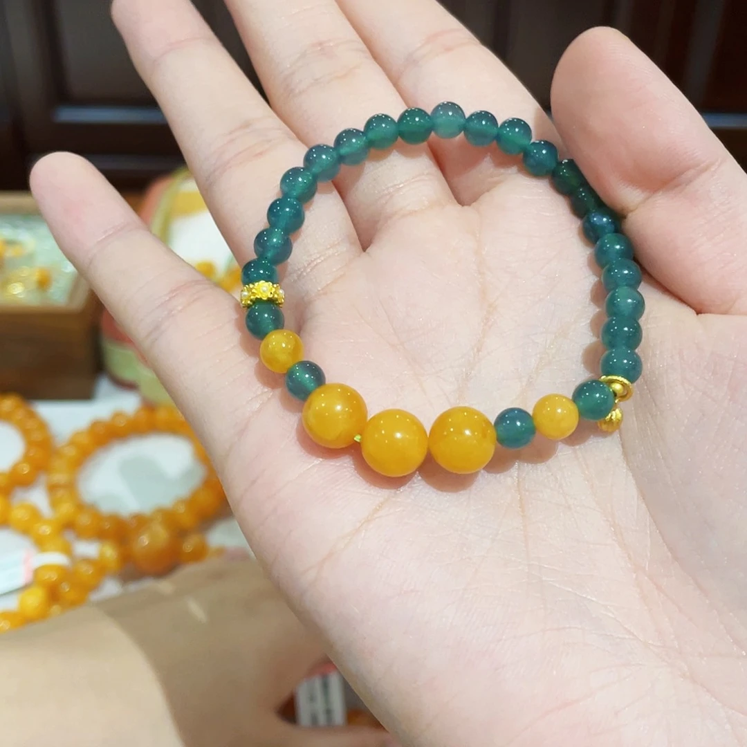 蜜蜡手链未镶嵌手串