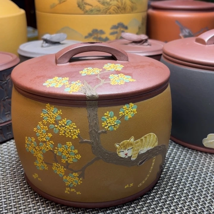 紫砂茶叶罐中高端紫砂茶叶罐