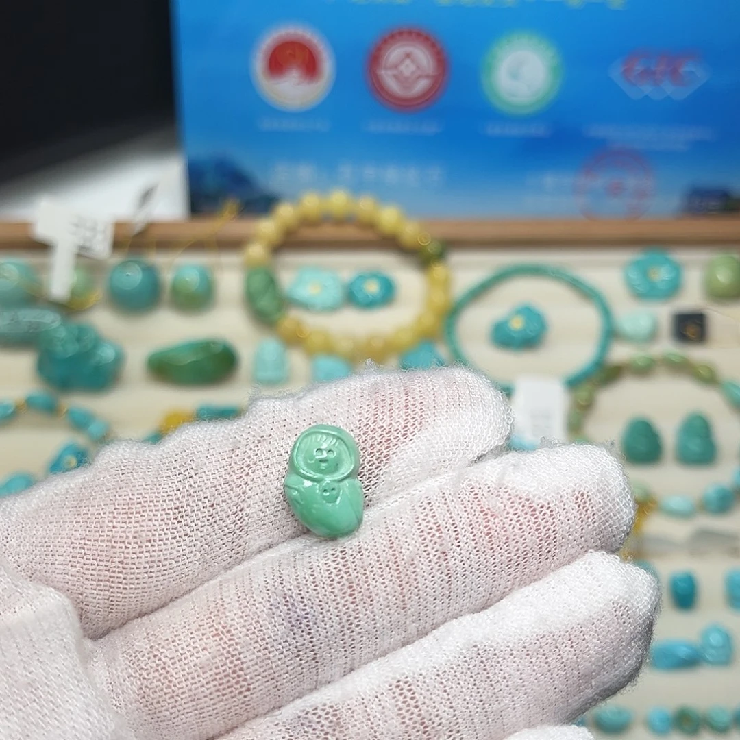 绿松石未镶嵌珠宝半成品