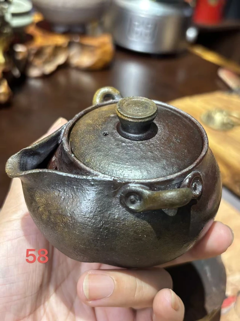 柴烧裸烧 精品创意宝瓶 茶具茶壶 纯手工058