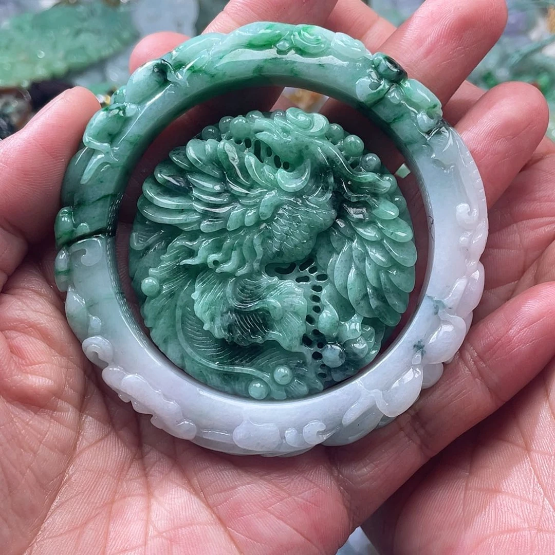 翡翠未镶嵌颈饰翡玉缘翡翠