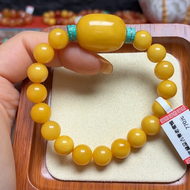 蜜蜡未镶嵌手链手串