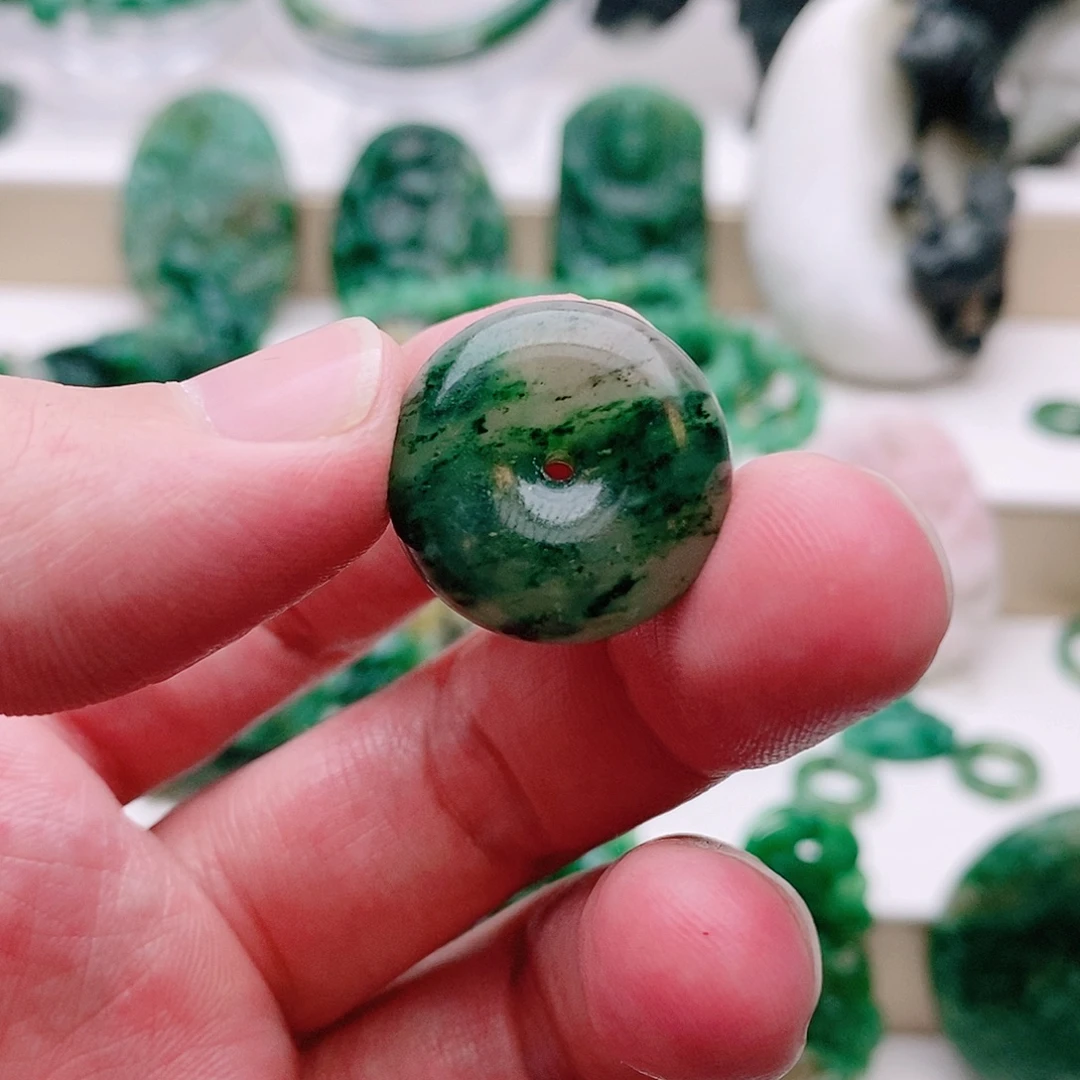 ****陶独山玉未镶嵌吊坠